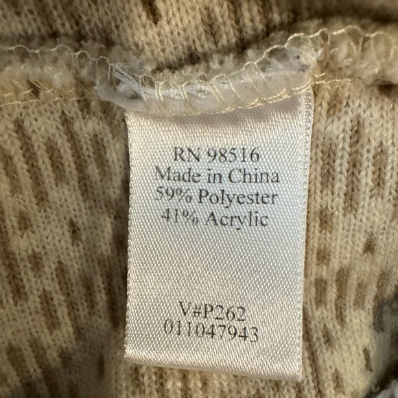 Coldwater Creek large fleece/sweater - Picture 5 of 5